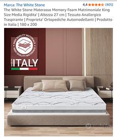 Materasso king size 200x180x27