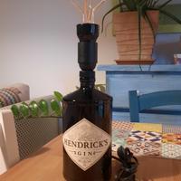 Lampada artigianale bottiglia Hendrick's Gin 1L