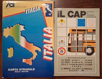 Lotto Carta Stradale Italia ACI Parma + Libro CAP