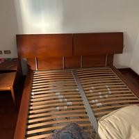 Letto matrimoniale con contenitore Flou