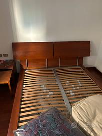 Letto matrimoniale con contenitore Flou