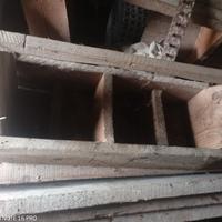 Cassetta attrezzi vintage in legno.