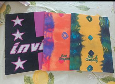 Lotto 3 quadernoni anni 90 Best Company+Invicta