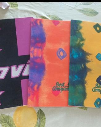 Lotto 3 quadernoni anni 90 Best Company+Invicta
