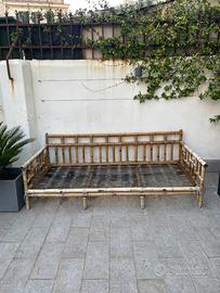 Divano bamboo esterno