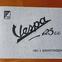 fotocopie uso manutenzione vespa 125 1952