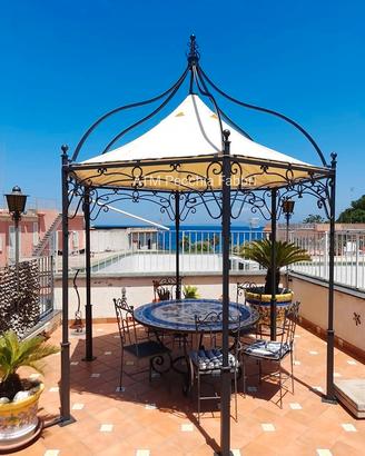 Gazebo in ferro battuto Esagonale