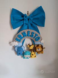 Fiocchi Nascita Personalizzati in Pannolenci