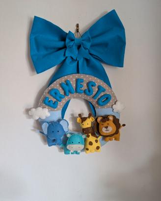 Fiocchi Nascita Personalizzati in Pannolenci