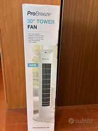 Ventilatore a colonna Pro breeze con telecomando.