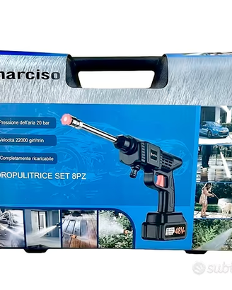 Idropulitrice batterie potente per auto moto bici