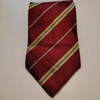 Cravatta Linea Italiana rossa regimental 