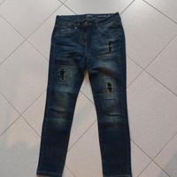 jeans elasticizzato blu scuro