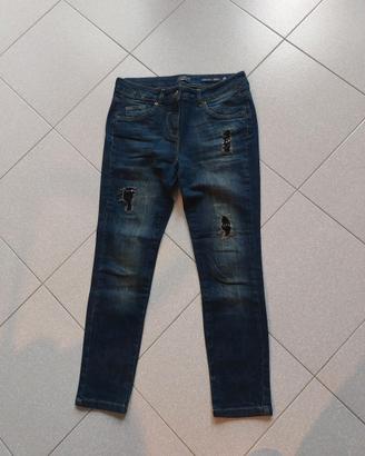 jeans elasticizzato blu scuro