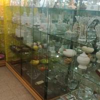 vetrine cristallo con faretti 