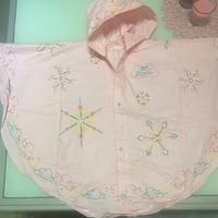 Poncho da disegno bambina 5-6 anni