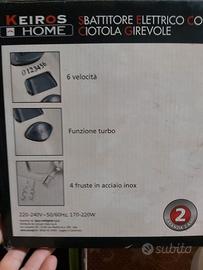 Sbattitore con ciotola girevole