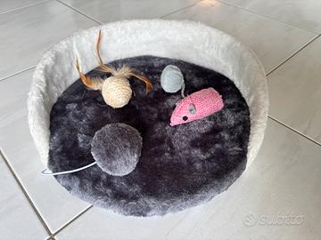 Cuccia Gatto/Cane Circolare - Soffice in Peluche