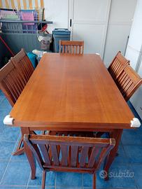 tavolo e 6 sedie