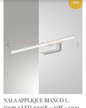 Lampada Nala Fabas specchio bagno 