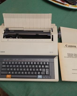 macchina da scrivere elettronica CANON ES 5