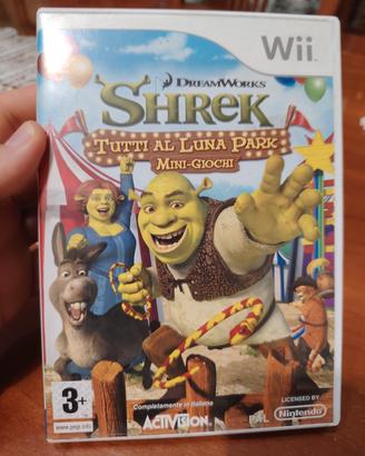 Shrek tutti al luna park wii