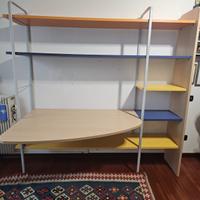 Scrivania Parete Attrezzata