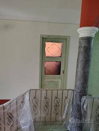 Porta scorrevole verde