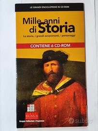Mille anni di Storia 6 CD-ROM vintage anno 2003