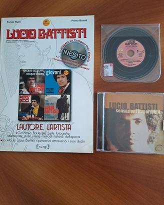 Set con Libro Lucio Battisti  e 2 CD