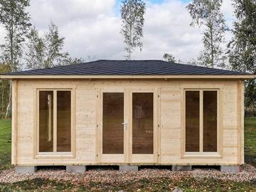 CASETTA DI LEGNO JULIA 40mm 590x400x290h cm + PAV.