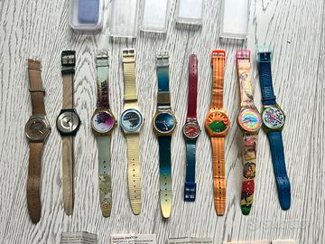 Orologi swach usati vari modelli anni '80