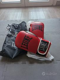 Guanti Boxe Leone Rossi
