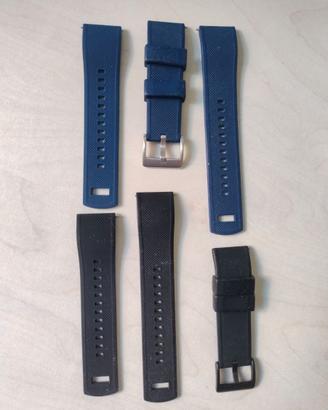 2 CINTURINI BARTON WATCH BANDS ELITE SILICONE 22 M
