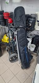 sacca e carrello golf