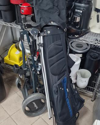 sacca e carrello golf