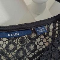 Camicia donna in pizzo nero taglia 58