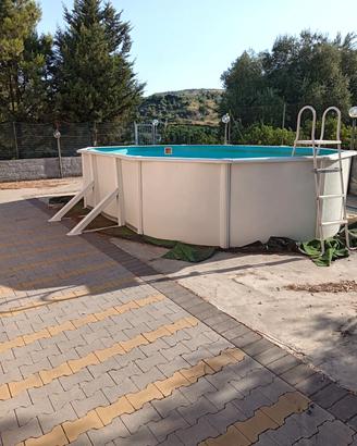 piscina 610 x 375  H 120 cm
