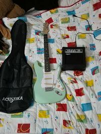 kit chitarra elettrica con amplificatore