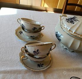 Servizio Consommé Bavaria Porcellana e Oro - 23 pz