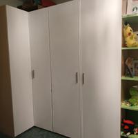 cabina armadio angolare 