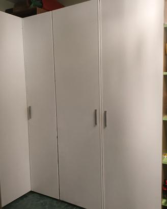 cabina armadio angolare 