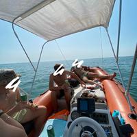 Gommone motore e carrello