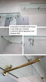 Mensole in cristallo