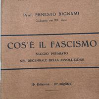 Ernesto Bignami Cos'è il Fascismo  1936