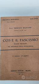 Ernesto Bignami Cos'è il Fascismo  1936