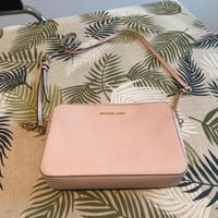 Borsa tracolla rosa cipria Michael Kors