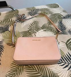 Borsa tracolla rosa cipria Michael Kors