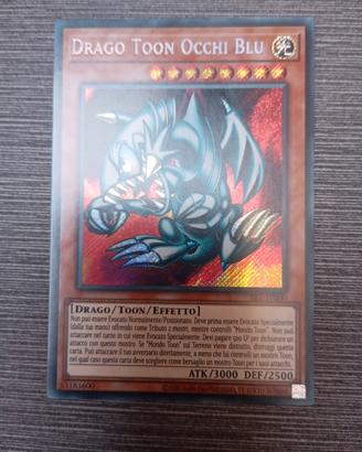 drago toon occhi blu secret rare 