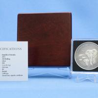 Somalia 1 OZ 999 ARGENTO 100 SH. African Wildlife